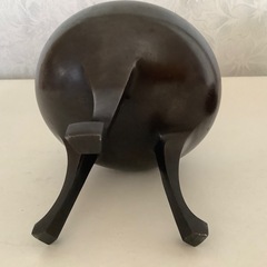 香炉　織田幸銅器 利久長足 茶道　茶道具の画像