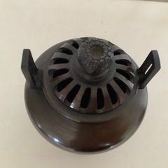 香炉　織田幸銅器 利久長足 茶道　茶道具の画像