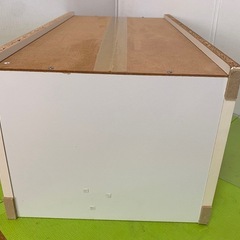 昔の丈夫な２段ボックス(棚位置調整可能)の画像