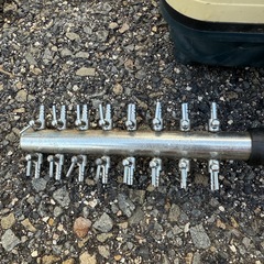 引き取り限定‼️70リッターブロアー16連分岐コック付きの画像