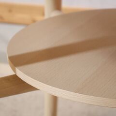 IDC OTSUKA(大塚家具)にて取り扱われているブランド秋田木工のRBTダイニングテーブル/白木塗装です。ブナ材のきれいな木目が映える白木塗装で仕上げたラウンドテーブルです♪の画像