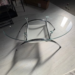 センターテーブル　ガラステーブル　ニトリの画像