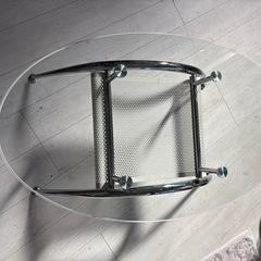 センターテーブル　ガラステーブル　ニトリの画像