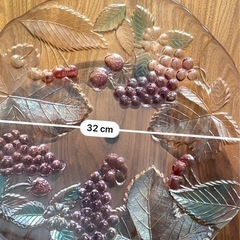 大きなガラス製お皿　　新品の画像