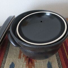 【新品】3500円｜ガス火専用！四日市萬古焼の窯元萬宝窯の炊飯土鍋　楽天定価1万3999円送料込の画像