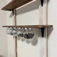 【DIY】壁付けカフェシェルフの画像