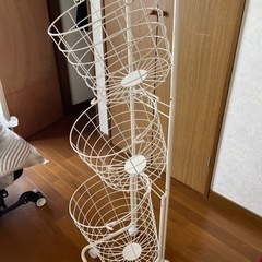 【美品】3段洗濯カゴ　キャスター付き　ランドリーバスケットの画像