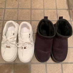 レディース 靴 スニーカー ムートンブーツ 22.5〜23 セット まとめ売りの画像