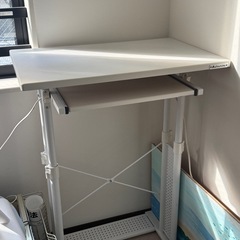 【Bauhutte（バウヒュッテ）昇降式スタンディングデスク オフィスデスク BHD-700／幅70×奥行45cm】の画像