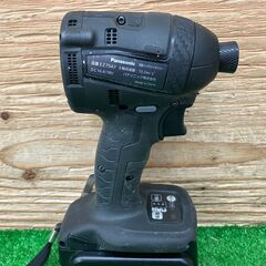 【SIW】Panasonic パナソニック EZ75A7LJ2G-B 黒 18V充電インパクトドライバー 5.0Ahバッテリー2個、充電器付き【中古動作品】の画像