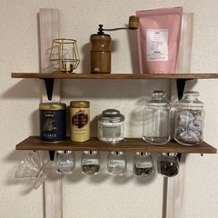 【DIY】壁付けカフェシェルフの画像