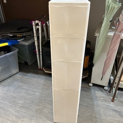 【収納ケース】【プラケース4段】クリーニング済み【管理番号1123】知 の画像