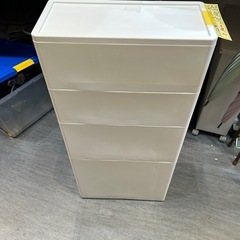 【収納ケース】【プラケース4段】クリーニング済み【管理番号1123】知 の画像