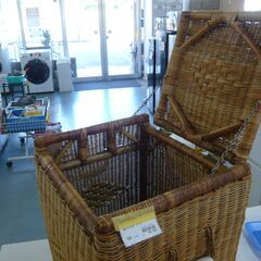 ID：243114　籐のフタ付き　ボックスの画像