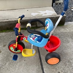 ミッキーマウス　かじとりトライク
の画像