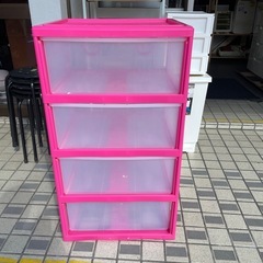 ※現状販売❗️【収納４段ケース】クリーニング済み【管理番号】  1123 橋の画像