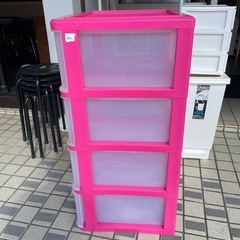 ※現状販売❗️【収納４段ケース】クリーニング済み【管理番号】  1123 橋の画像