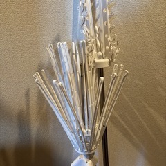 ニトリ 昇降式パラソル型物干し(3段 HW01P ホワイト)の画像