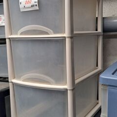 【リサイクルショップどりーむ天保山店】NO.4671　３段収納　写真参照🎵　おすすめの画像