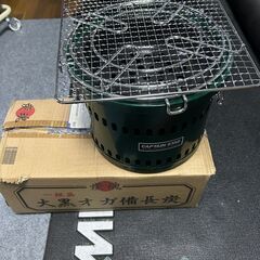 未使用BBQ用七輪と備長炭10kgの画像