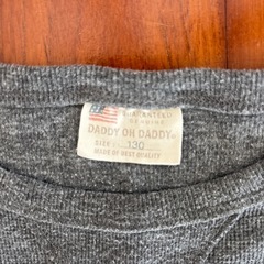DADDY ON DADDY Tシャツ　130の画像