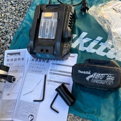 マキタ18vヘッジトリマー・スプリットモーター　草刈の画像