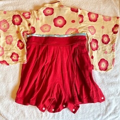 袴　ロンパース　女の子の画像