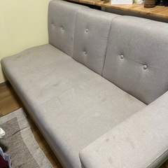 モダンデコ ソファ【汚れあり/経年劣化あり】の画像