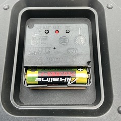 掛け時計　ブラック　動作確認済の画像