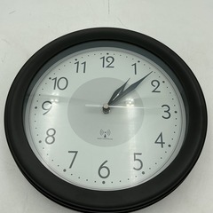 掛け時計　ブラック　動作確認済の画像