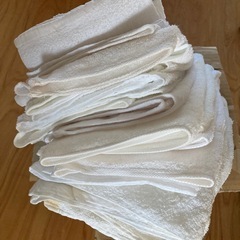 ［定型文お断り］古タオル　白の画像