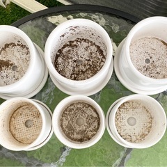 陶器鉢、受け皿付きの画像