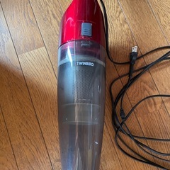 TWINBIRD スティッククリーナー 赤の画像