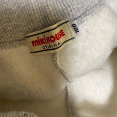 ミキハウス裏起毛パンツ100cm
の画像