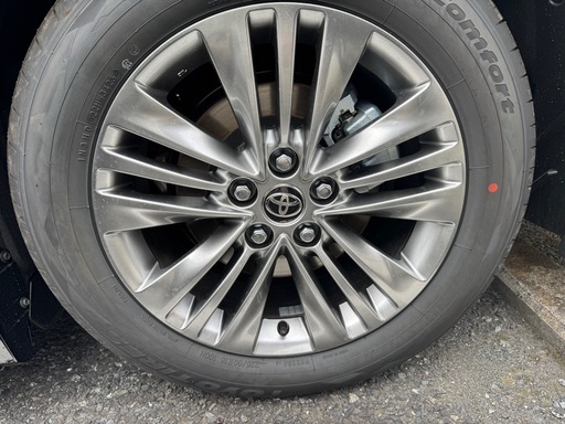 新型アルファード40系　純正ホイールとタイヤの4本セット