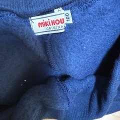 ミキハウス裏起毛パンツ100cmの画像