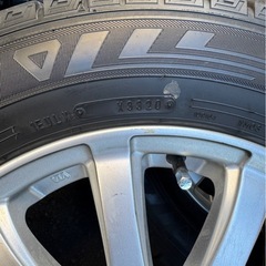 スタッドレスタイヤホイール付き4本の画像