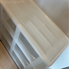 ★キャスター付き押入れ収納ケース　3段1列の画像