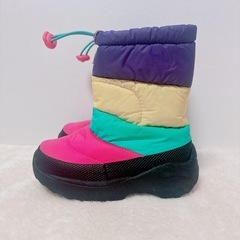 17㎝　G.T.HAWKINS マルチカラー　スノーブーツ キッズ用の画像