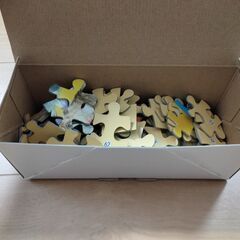 ■■■商談中■■■パズル３セットを３００円で売ります(*^^*)　（くもんのジグソーパズル・９６ピース・１１７ピース・１４０ピース）の画像