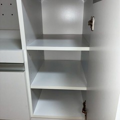 食器棚　ホワイトの画像