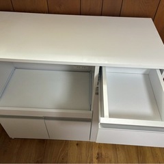 食器棚　ホワイトの画像