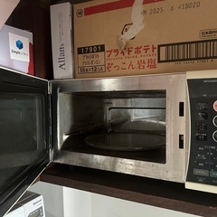 MITSUBISHI 電子レンジ スライド式の画像
