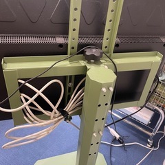 八角壁寄せテレビスタンド ハイタイプ　OCTA  オクタ 八角 テレビスタンド グリーン　　　の画像