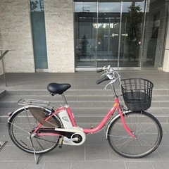 電動アシスト自転車パナソニックLithium ViVi SS(26インチ)バッテリー8.9Ahの画像