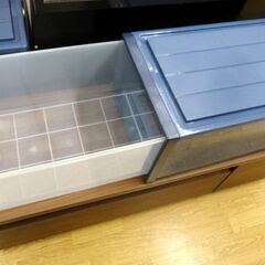 ④ Fits 収納ケース 引き出し収納 ディーププラケース 高30㎝ 天馬 ネイビー 衣類収納 押入れ収納 西岡店の画像