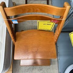 J3262　【リユースのサカイ柏店】　　ベビーチェア　木製の画像