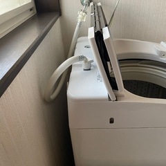 交渉中、洗濯機と棚の画像