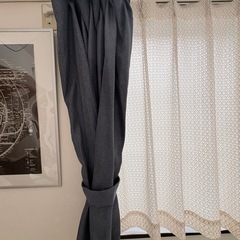 カーテン　引き戸2枚分　　カーテン4枚、レース4枚　のセットなります。の画像