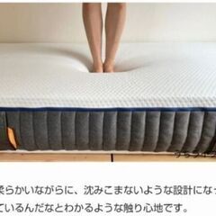 札幌市近郊にお住まいの方限定！送料無料！エマ・スリープ エマ・ハイブリッド V2 プラス クイーンの画像